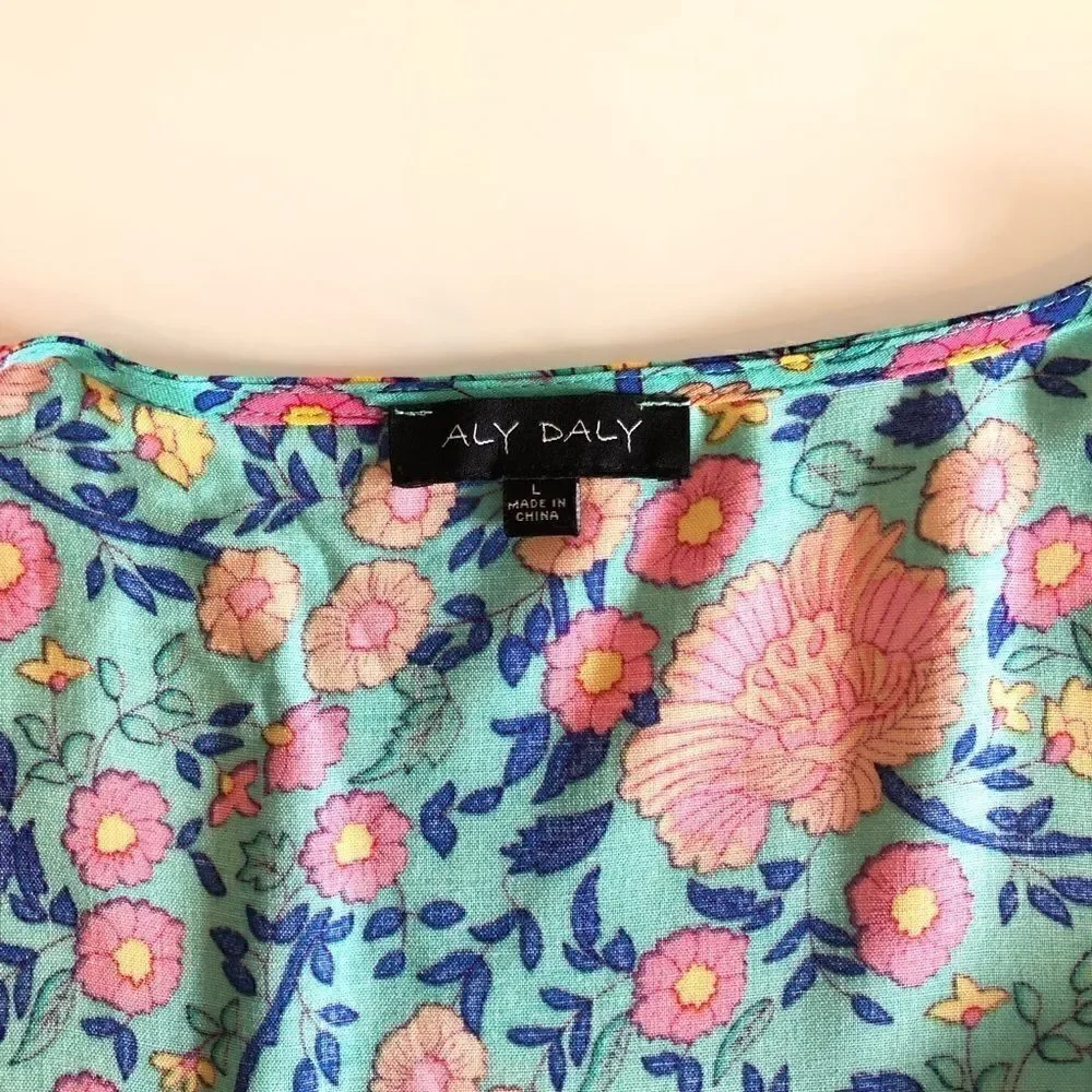 Teal Wrap Maxi Dress  - Picture 12 of 14